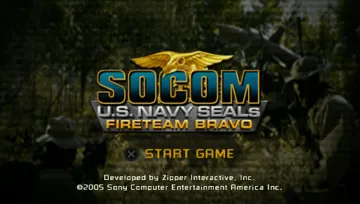 SOCOM - U.S Navy SEALs - Fireteam Bravo (EU) screen shot title